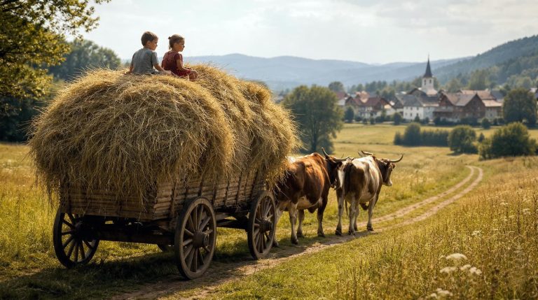 The scent of mown hay