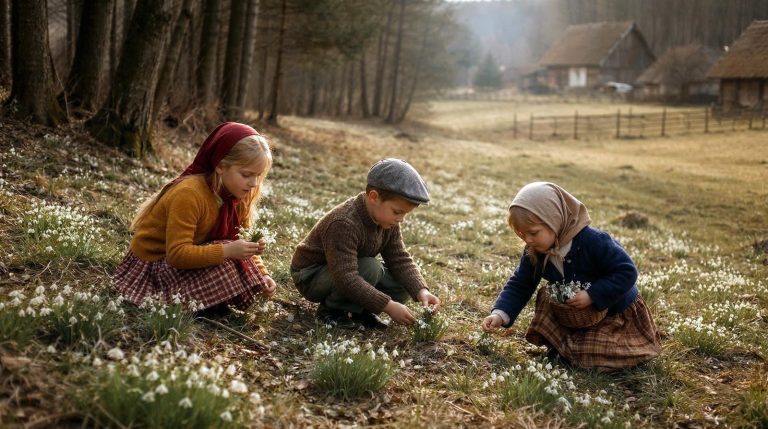 A city child in nature